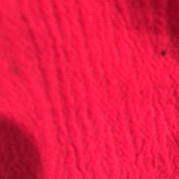 Boho red cotton embroidered cami top - Picture 12 of 14